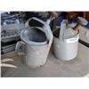 Image 2 : 2 VINTAGE GALVANIZED WATERING CANS AND ASSORTED ANTLERS