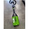 Image 2 : GREENWORKS PRO 60V ELECTRIC WEED EATER WITH BATTERY, DEAD NO CHARGER