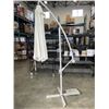 Image 1 : 10FT OFFSET PATIO UMBRELLA, WITH STONES FOR WEIGHT