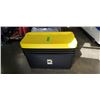 Image 1 : STACK OF 4 LARGE TOTES WITH LIDS