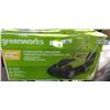 Image 1 : GREENWORKS 14" ELECTRIC LAWNMOWER IN BOX