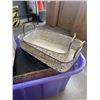 Image 2 : NEW REGALO METAL ANTIQUED BASKETS/ TRAYS 6 SETS OF 2 - TOTAL RETAIL $210