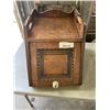 Image 1 : ANTIQUE COAL SCUTTLE, FLOUR TIN AND RILEYS TOFFEE CONTAINER