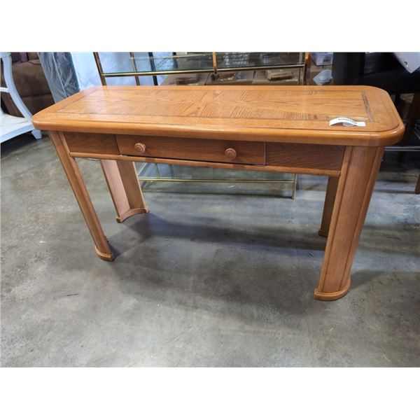 OAK HALL TABLE WITH DRAWER