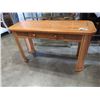Image 1 : OAK HALL TABLE WITH DRAWER