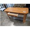 Image 2 : OAK HALL TABLE WITH DRAWER