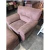 Image 2 : BROWN FABRIC LIVING ROOM CHAIR AND MATCHING OTTOMAN, VERY CLEAN GOOD CONDITION