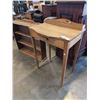 Image 2 : ANTIQUE TELEPHONE TABLE AND DISPLAY SHELF
