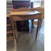 Image 3 : ANTIQUE TELEPHONE TABLE AND DISPLAY SHELF