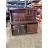 Image 1 : MODERN DESK UNIT WITH HUTCH TOP