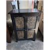 Image 1 : STORAGE CABINET WITH WICKER DOORS