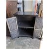 Image 2 : STORAGE CABINET WITH WICKER DOORS