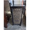 Image 3 : STORAGE CABINET WITH WICKER DOORS