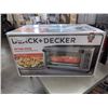 Image 1 : BLACK AND DECKER EXTRA WIDE CONVECTION TOASTER OVEN - TESTED WORKING, RETAIL $174