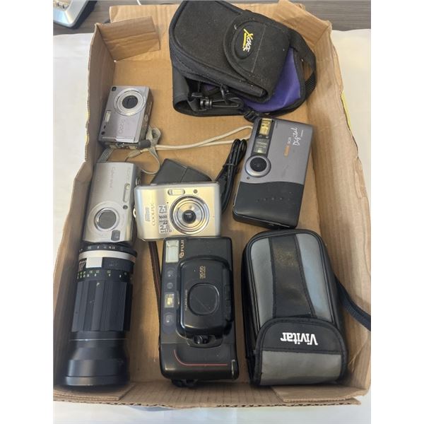 ASSORTED 35MM CAMERAS AND LENS