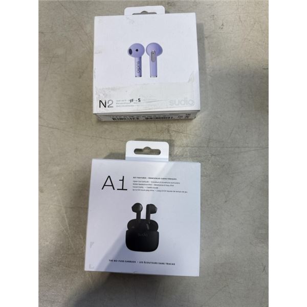 SUDIO A1 AND N2 WIRELESS EARBUDS
