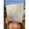 Image 2 : NEW BASKET OF AROMA  BAY CANDLES, 2 UNSENTED FLORAL PILLAR, FLORAL TAPER, AND 2 BIG DIPPER WAXWORKS 