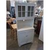 Image 1 : WHITE PANTRY STORAGE CABINET
