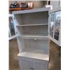 Image 2 : WHITE PANTRY STORAGE CABINET