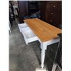 Image 3 : 2 DRAWER HALL TABLE