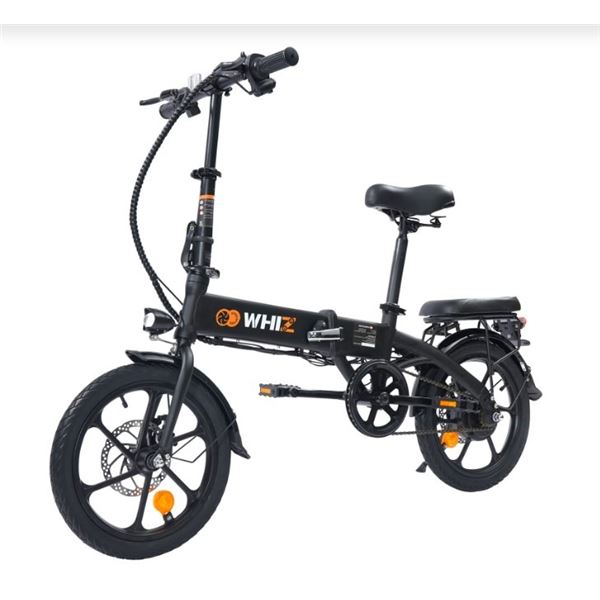 GYROCOPTERS WHIZ 350W CARGO FOLDABLE ELECTRIC BIKE - TESTED WORKING, RETAIL $599