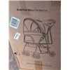 Image 1 : VIVO 4 WHEEL BLACK PET STROLLER