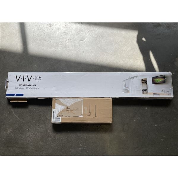 VIVO EXTRA LARGE TV WALL MOUNT AND TABLETOP TV STAND
