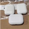 Image 1 : 3 APPLE AIRPOD SETS, ASSORTED, LOST PROPERTY