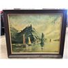 Image 1 : LARGE PAINTING FRAMED AND SIGNED