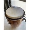 Image 2 : 20 INCH WOOD DRUM, ENGRAVED CUBA