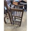 Image 2 : 2 ANTIQUE MISSION OAK STYLE PLANTSTANDS