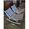 Image 1 : 2 ROCKING PATIO LOUNGERS
