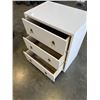 Image 2 : WHITE 3 DRAWER DRESSER