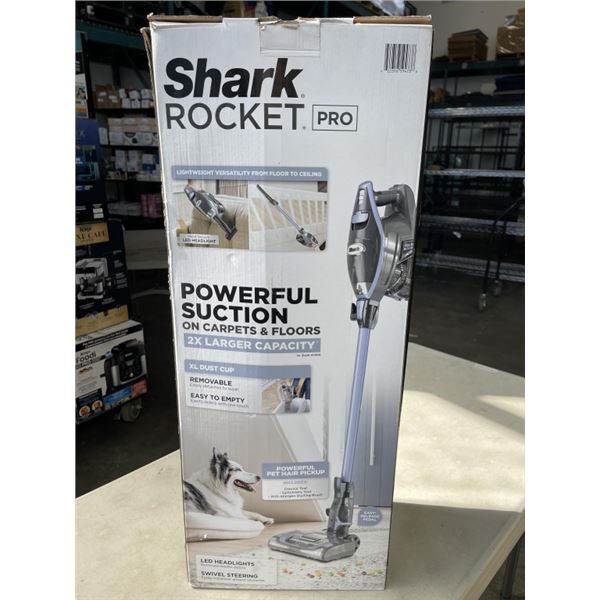 SHARK ROCKET PRO DLX CORDED STICK VACUUM - TESTED WORKING, RETAIL $229