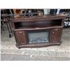 Image 1 : ELECTRIC FIREPLACE IN MANTLE