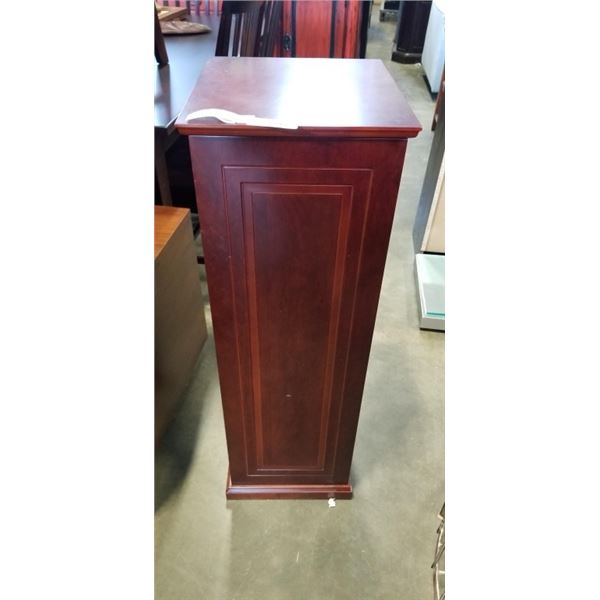 BOMBAY MAHOGANY STORAGE PEDESTAL