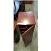 Image 3 : BOMBAY MAHOGANY STORAGE PEDESTAL