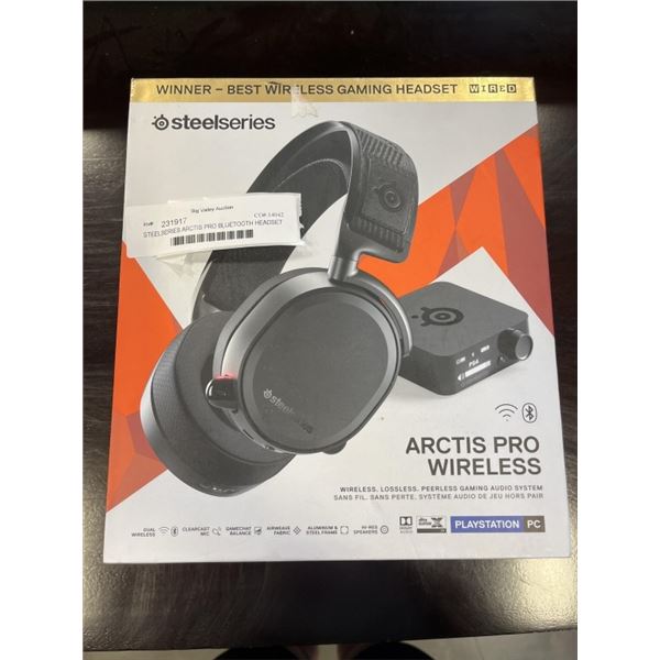 STEELSERIES ARCTIS PRO BLUETOOTH HEADSET FOR PS4 - TESTED WORKING, RETAIL $399