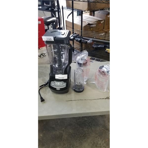 NINJA PROFESSIONAL 2.1L 1100W COUNTERTOP BLENDER W/ NUTRI NINJA CUPS - TESTED WORKING, RETAIL $219