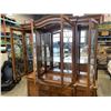 Image 3 : VINTAGE THOMASVILLE FRENCH POLISH PECAN SIDEBOARD WITH HUTCH