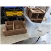 Image 2 : NEW CUMBERLAND CRATES FLYING FRENCHMAN WOODEN BIKE RACK X3 - RETAIL $255