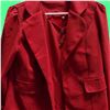 Image 4 : Ruby Red midi dress with blazer Size M