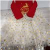 Image 1 : Girls Merry christmas dress (5-7 years) Size 6