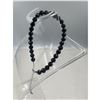 Image 3 : BRAND NEW 6 MM  FACETED BLACK TOURMALINE BRACELET
