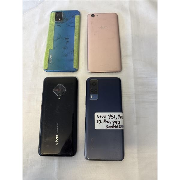 VIVO Y51, VIVO Y71, VIVO S1 PRO, PHONES AND VIVO Y72 BEEN SMASHED