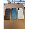 Image 1 : SAMSUNG GALAXY A21S AND 2 GALAXY A12 SMART PHONES