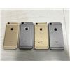 Image 1 : 4 APPLE IPHONE 6S PHONES