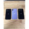 Image 1 : 3 APPLE IPHONE 12 SMARTPHONES