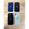 Image 1 : 4 APPLE IPHONE 12 SMARTPHONES