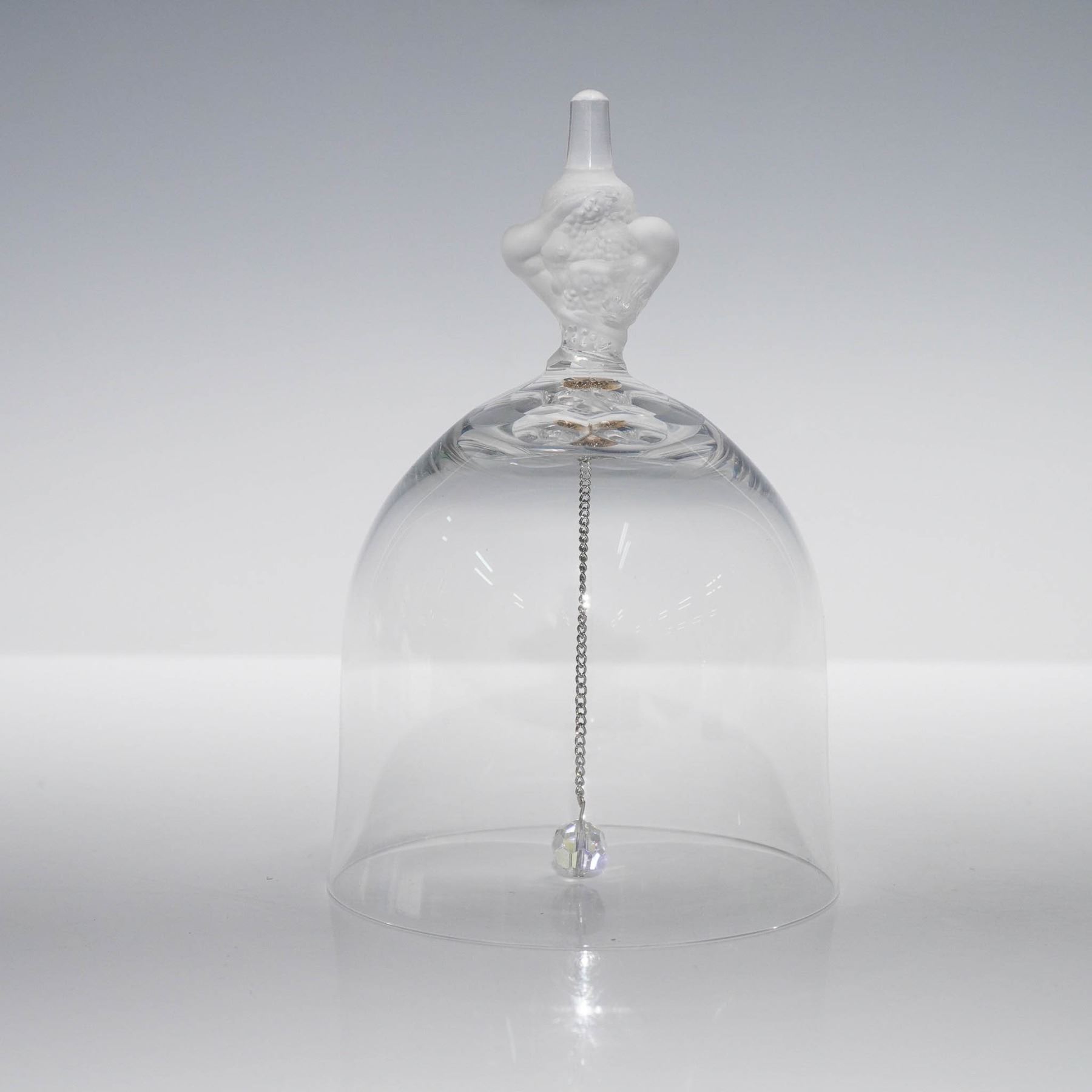 Crystalbell Crystal Bell with Frosted Handle